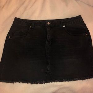 Denim Skirt!! Dark/Black wash
